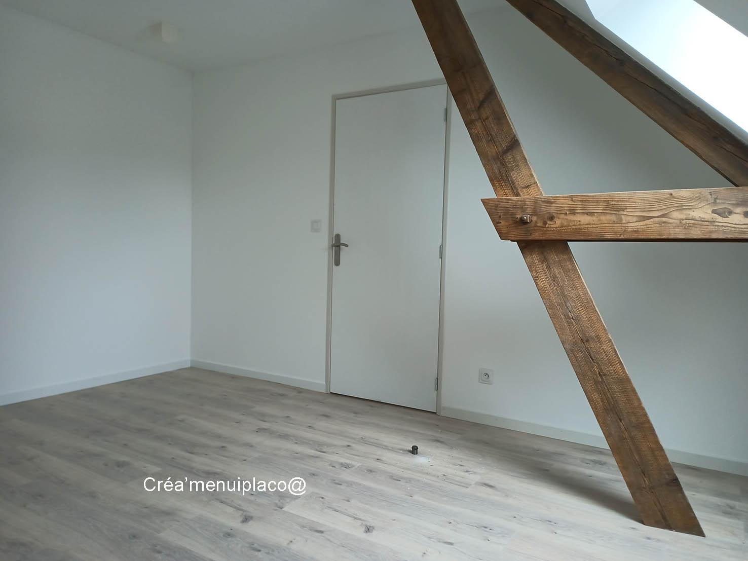 Créa'menuiplaco réalisation combles aménagés APRES GAUCHE