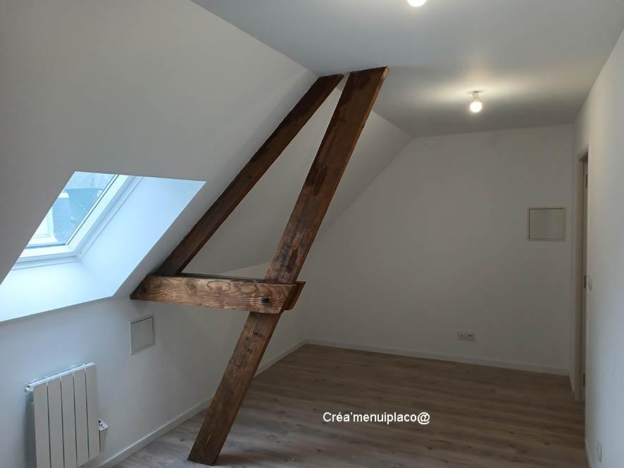 Créa'menuiplaco réalisation chambre B